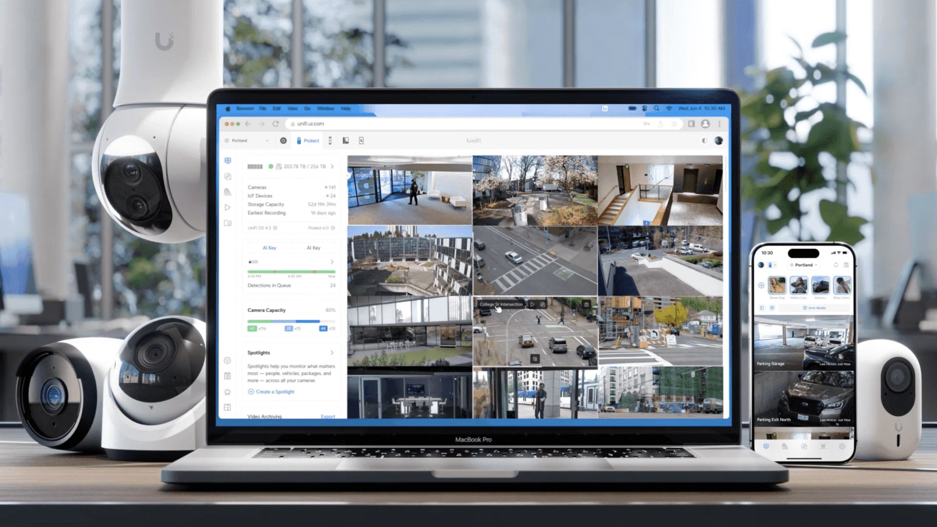 DomeNord Unifi Protect video